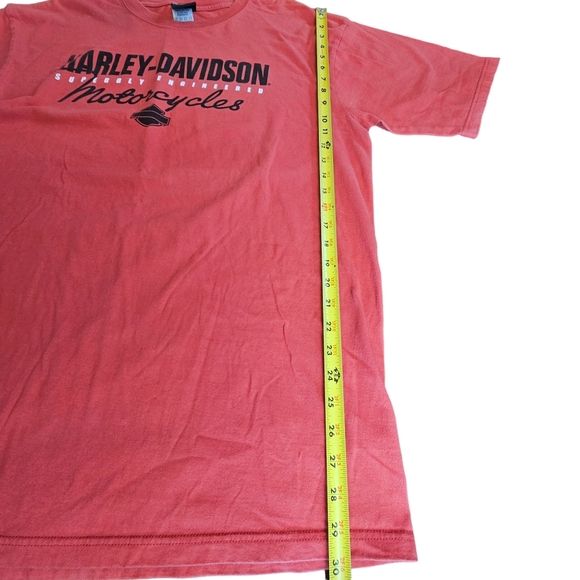 Harley Davidson Superbly Engineered Motorcycles Jamaica  Red Tee Shirt Size XXL - Picture 7 of 10